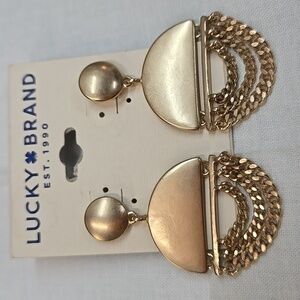 NEW! Lucky Brand Gold Dangle Earrings